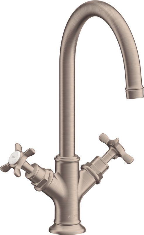 Hansgrohe Zweigriff Waschtischarmatur Axor Montreux brushed, Farbe nickel Bild 1