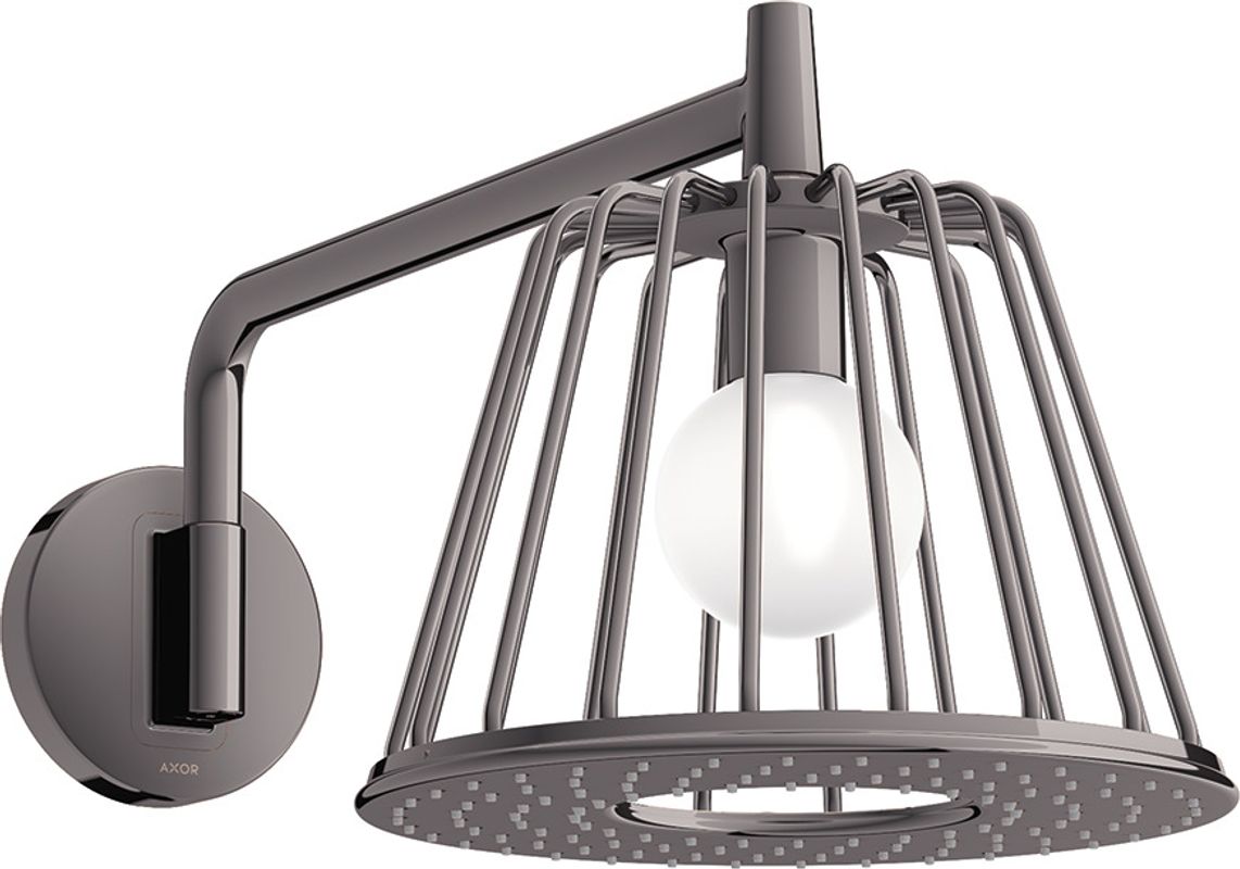 Hansgrohe Kopfbrause Axor Nendo mit Brausearm PBC, 258 x 275 x 565 x 565 mm, Farbe black chrome Bild 1