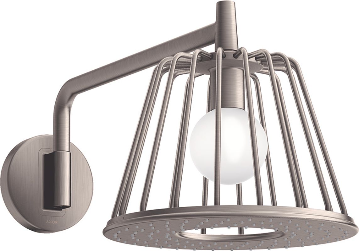 Hansgrohe Kopfbrause Axor Nendo mit Brausearm BSO, 258 x 275 x 565 x 565 mm, Farbe silber Bild 1