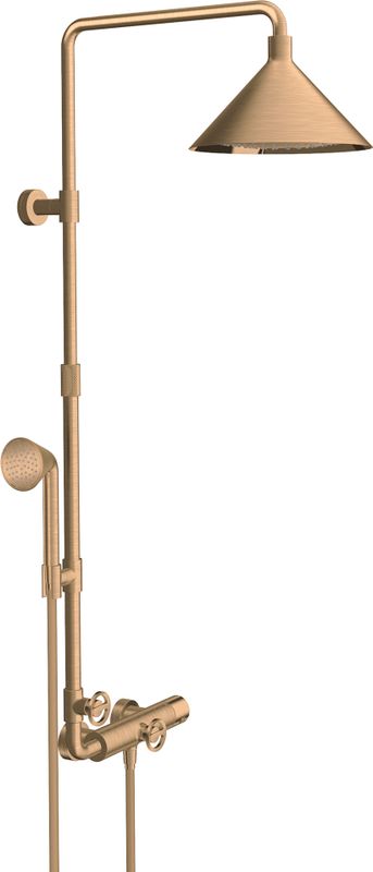 Hansgrohe Showerpipe Axor Front BBR, 616 mm, Farbe bronze Bild 1
