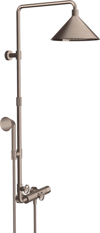 Hansgrohe Showerpipe Axor Front BN, 616 mm, Farbe nickel Bild 1