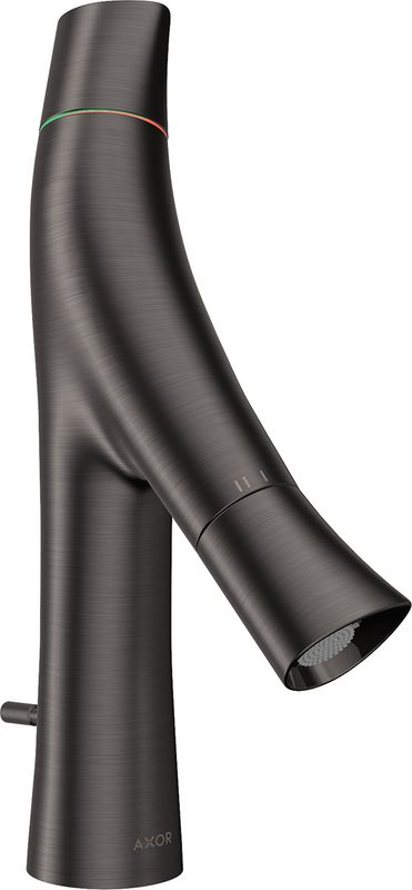 Hansgrohe Zweigriff Waschtischarmatur 80 Axor Starck Organic BBC, Farbe black chrome Bild 1