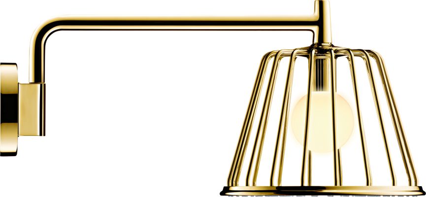 Hansgrohe Kopfbrause Axor Nendo mit Brausearm PGO, 258 x 275 x 565 x 565 mm, Farbe gold Bild 2