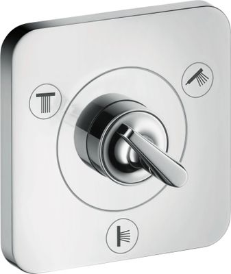 Hansgrohe Unterputzteile Trio für Absperr- und Umstellventil, 60 mm Bild 2