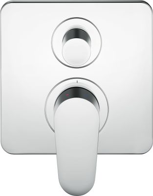 Hansgrohe Farbset Citterio M verchromt, für Einhand-Unterputz-Badebatterie, 170 x 170 mm, Farbe chrom Bild 2