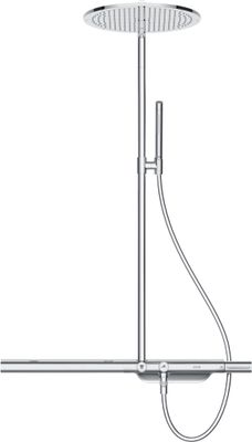 Hansgrohe Showerpipe 800, 1314 x 400 x 800 x 639 x 639 mm, Farbe chrom Bild 2
