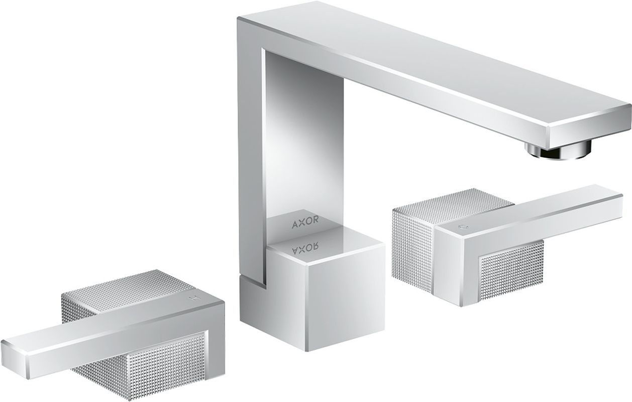 Hansgrohe 3-Loch Waschtischarmatur Axor Edge Diamantschliff, Farbe chrom Bild 1