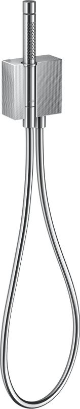 Hansgrohe Schlauchanschl.u.Brausenhalter Axor Edge Diamantschliff chrom mit Stabhandbr, Farbe chrom Bild 1