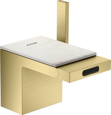 Hansgrohe Platte 150 Axor MyEdition Marmor Lasa Covelano Vena Oro, Farbe grau Bild 3