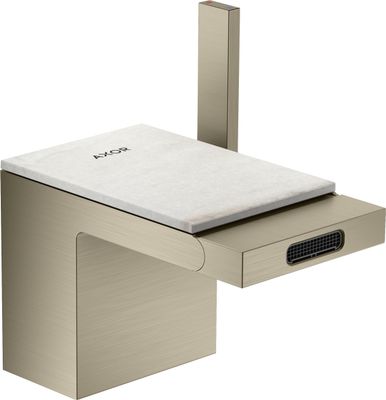 Hansgrohe Platte 150 Axor MyEdition Marmor Lasa Covelano Vena Oro, Farbe grau Bild 7