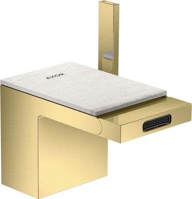 Hansgrohe Platte 150 Axor MyEdition Marmor Lasa Covelano Vena Oro, Farbe grau Bild 11