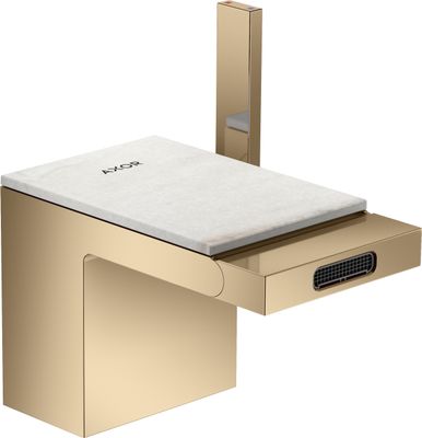 Hansgrohe Platte 150 Axor MyEdition Marmor Lasa Covelano Vena Oro, Farbe grau Bild 12