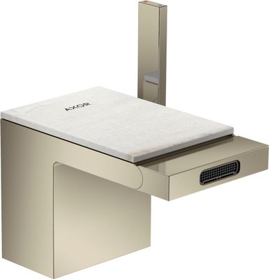 Hansgrohe Platte 150 Axor MyEdition Marmor Lasa Covelano Vena Oro, Farbe grau Bild 15