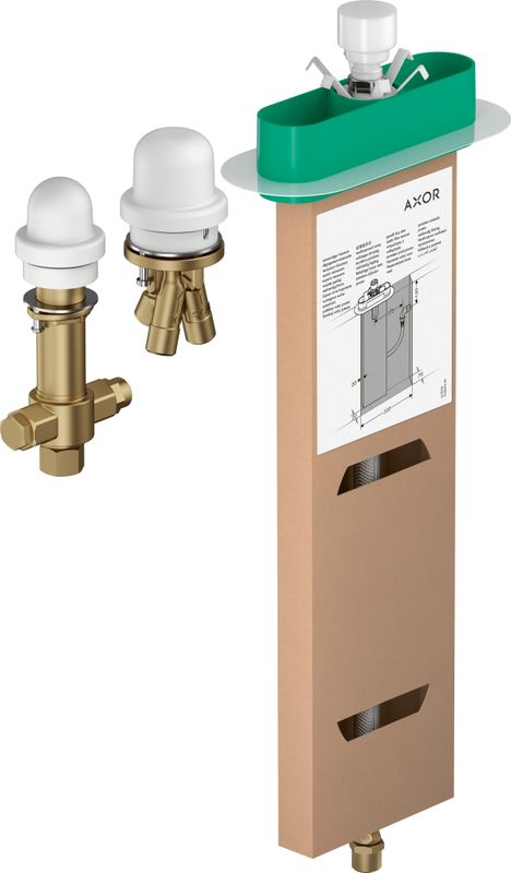 Hansgrohe 3-Loch Wannenarmatur Grundkörper Axor, für Wannenrandmontage sBox Bild 1