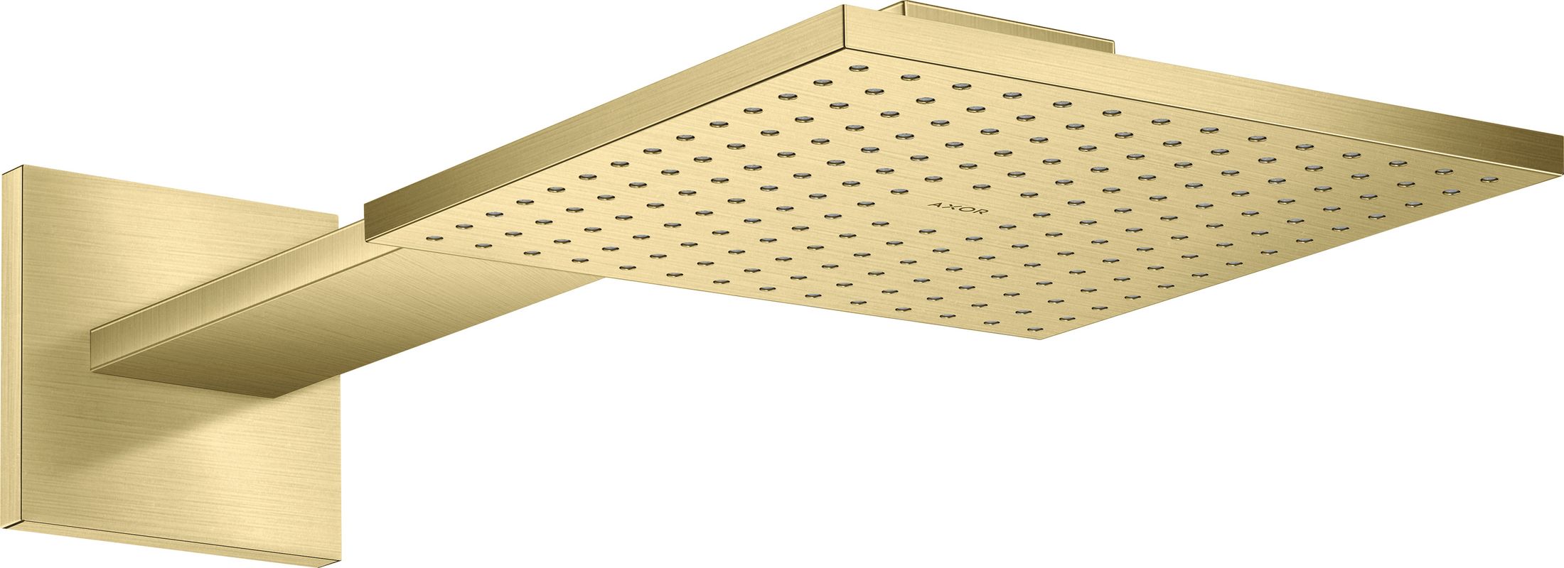 Hansgrohe Kopfbrause 250/250 1jet Axor BB, mit Brausearm, 131 x 250 x 570 x 570 mm, Farbe brass Bild 1