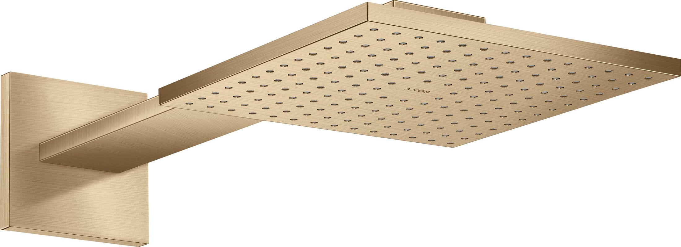 Hansgrohe Kopfbrause 250/250 1jet Axor BBR, mit Brausearm, 131 x 250 x 570 x 570 mm, Farbe bronze Bild 1