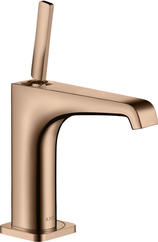 Hansgrohe Waschtischmischer 130 Axor Citterio E, ohne Zugstange PRG, Farbe red gold Bild 1