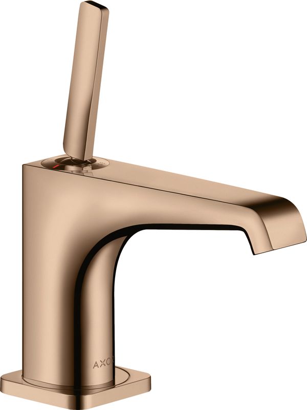 Hansgrohe Waschtischmischer 90 Axor Citterio E, für Handwaschbecken, ohne Zugstange PRG, Farbe red gold Bild 1
