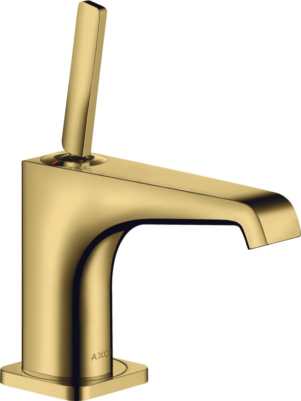 Hansgrohe Waschtischmischer 90 Axor Citterio E, für Handwaschbecken, ohne Zugstange PGO, Farbe gold Bild 1