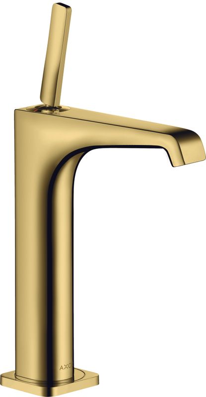 Hansgrohe Waschtischmischer 190 Axor Citterio E Highriser, ohne Zugstange PGO, Farbe gold Bild 1