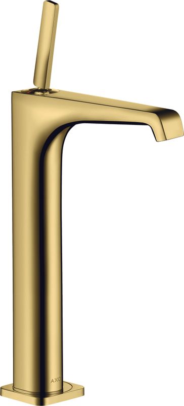 Hansgrohe Waschtischmischer 250 Axor Citterio E Highriser, ohne Zugstange PGO, Farbe gold Bild 1