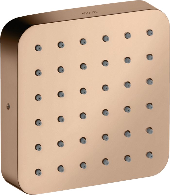Hansgrohe Brausenmodul Unterputz Axor Citterio E 120 x 120 mm PRG, 121 x 28 mm, Farbe red gold Bild 1