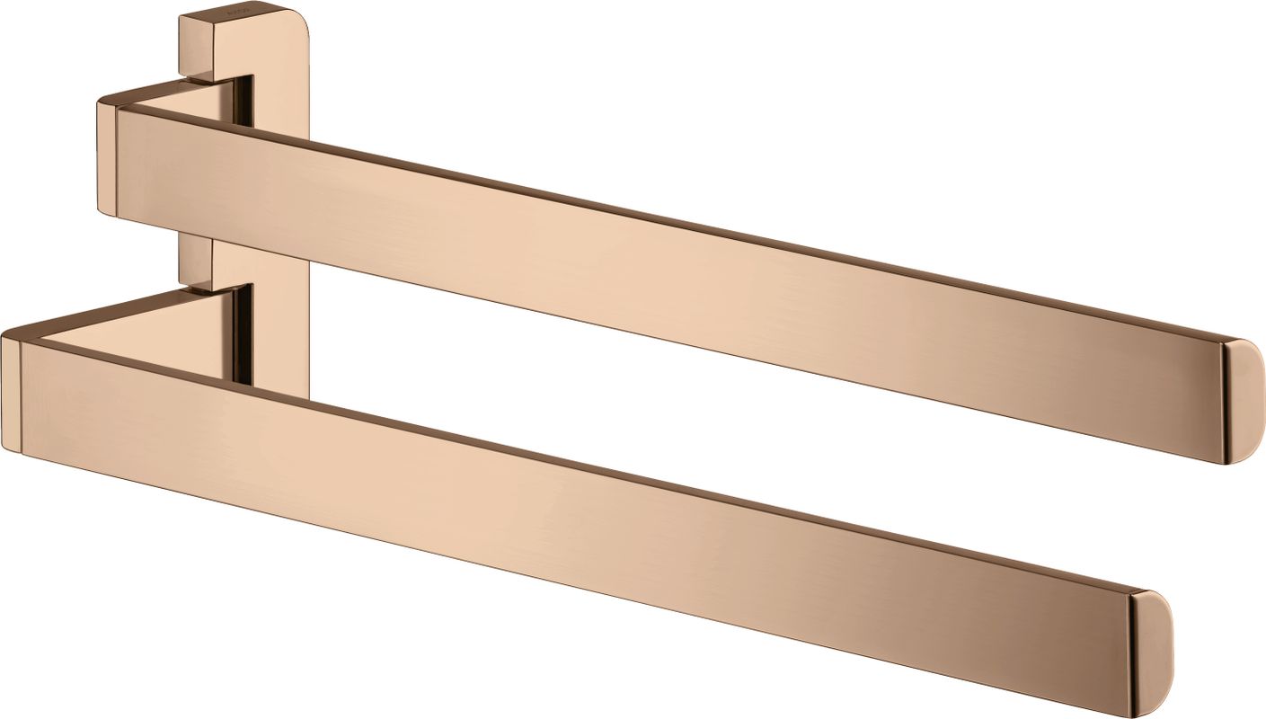 Hansgrohe Handtuchhalter Axor Universal Accessories zweiarmig PRG, 120 x 84 x 84 mm, Farbe gold Bild 1