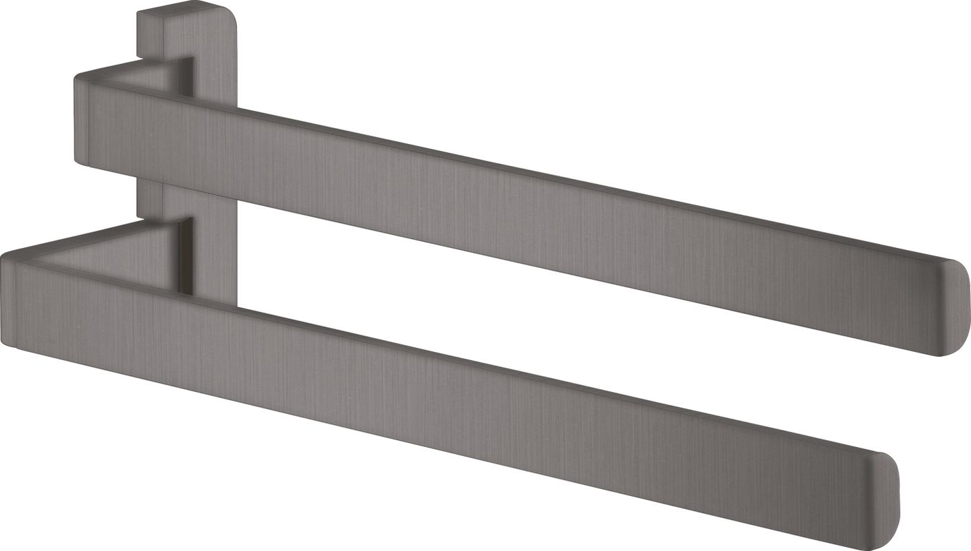 Hansgrohe Handtuchhalter Axor Universal Accessories zweiarmig BBC, 120 x 84 x 84 mm, Farbe schwarz Bild 1