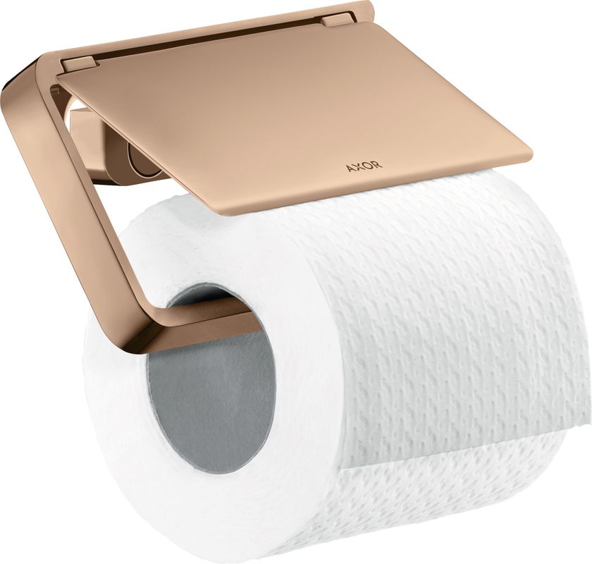 Hansgrohe Papierrollenhalter Axor Universal Accessories PRG, 118 x 94 x 94 mm, Farbe red gold Bild 1