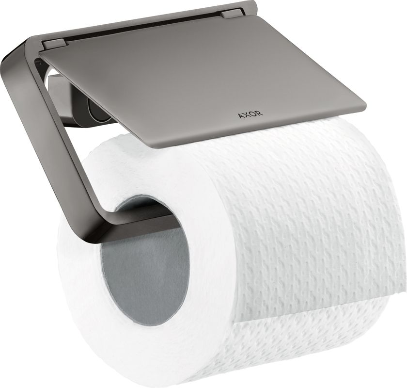 Hansgrohe Papierrollenhalter Axor Universal Accessories PBC, 118 x 94 x 94 mm, Farbe black chrome Bild 1