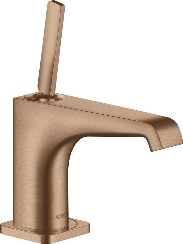 Hansgrohe Waschtischmischer 90 Axor Citterio E, für Handwaschbecken, ohne Zugstange BRG, Farbe red gold Bild 1