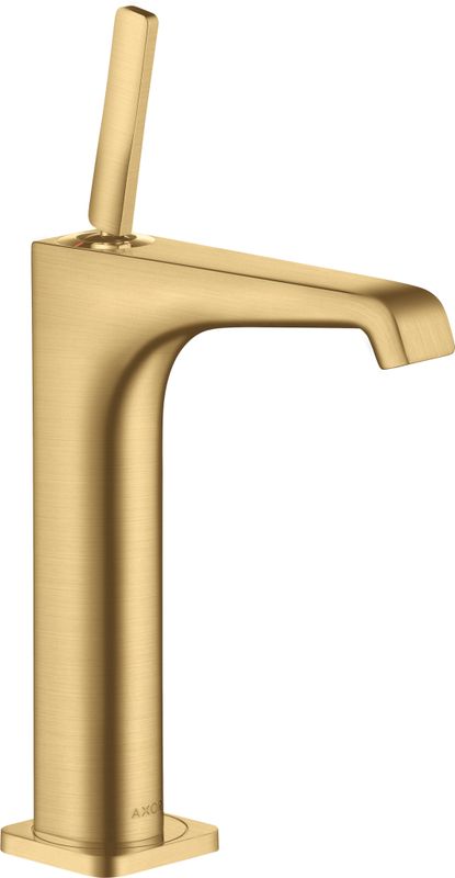 Hansgrohe Waschtischmischer 190 Axor Citterio E Highriser, ohne Zugstange BGO, Farbe gold Bild 1