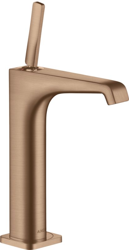 Hansgrohe Waschtischmischer 190 Axor Citterio E Highriser, ohne Zugstange BRG, Farbe red gold Bild 1