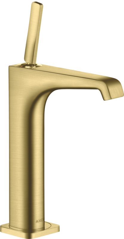 Hansgrohe Waschtischmischer 190 Axor Citterio E Highriser, ohne Zugstange BB, Farbe brass Bild 1