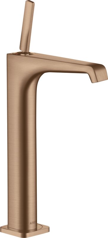 Hansgrohe Waschtischmischer 250 Axor Citterio E Highriser, ohne Zugstange BRG, Farbe red gold Bild 1