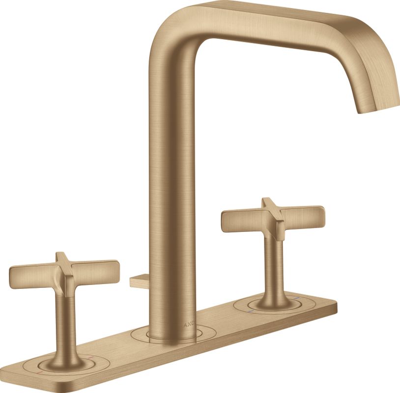 Hansgrohe 3-Loch Waschtischarmatur Axor Citterio E Standmodell BBR, mit Platte, Farbe bronze Bild 1