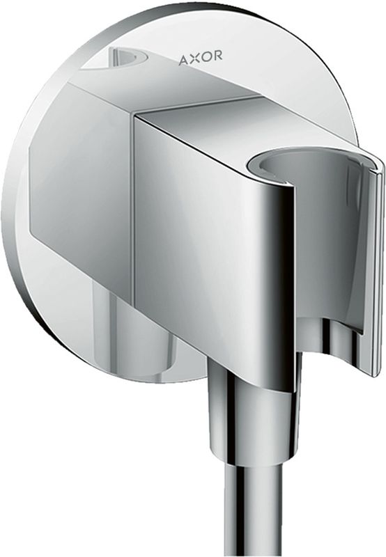 Hansgrohe Wandanschlussbogen Axor Fix Fit Porter rund, mit Rückflussverhinderer,1/2", Farbe chrom Bild 1