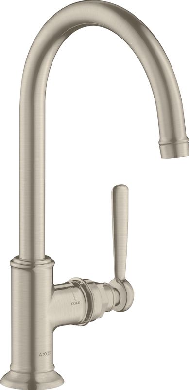 Hansgrohe Waschtischmischer 210 Axor Montreux, ohne Ablaufgarnitur brushed, Farbe nickel Bild 1