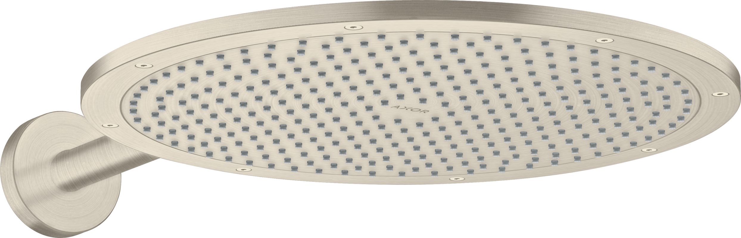 Hansgrohe Kopfbrause 350 1jet Axor BN, mit Brausearm, 91 x 355 x 567 x 567 mm, Farbe nickel Bild 1