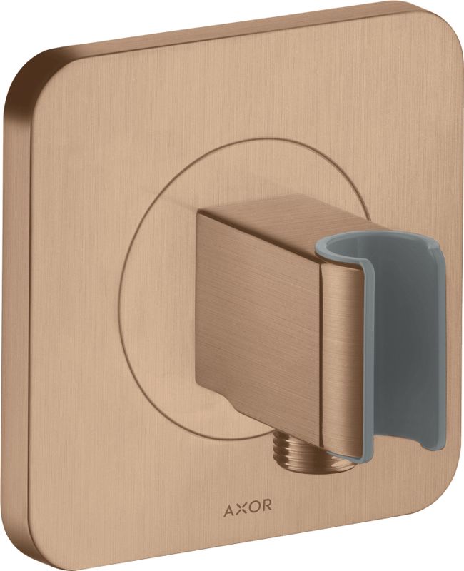 Hansgrohe Brausenhalter Axor Citterio E Porter BRG, für Schlaeuche mit konischer Mutter, Farbe red gold Bild 1