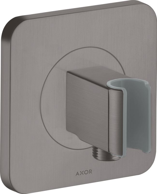 Hansgrohe Brausenhalter Axor Citterio E Porter BBC, für Schlaeuche mit konischer Mutter, Farbe black chrome Bild 1