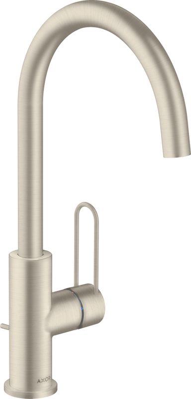 Hansgrohe Waschtischmischer 240 Axor Uno Schwenkauslauf Bügelgriff BN, Farbe nickel Bild 1