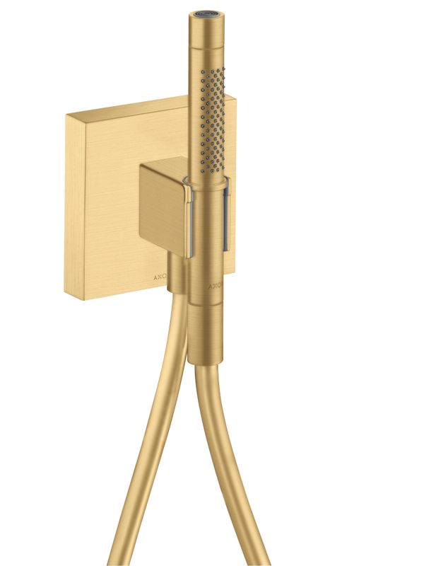 Hansgrohe Schlauchanschl.u.Brausenhalter Axor Starck Organic BGO Starck Stabhandbr, Farbe gold Bild 1