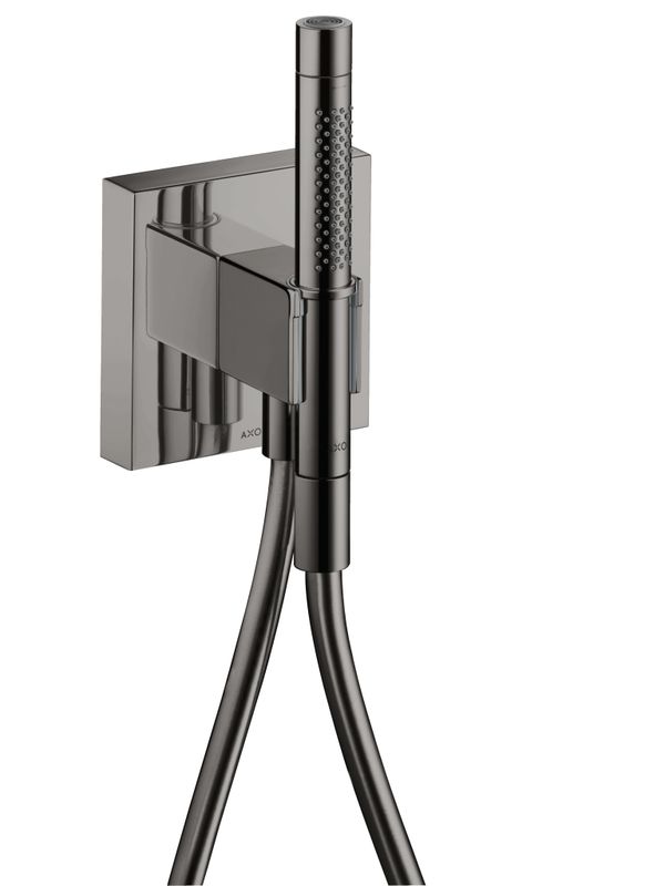 Hansgrohe Schlauchanschl.u.Brausenhalter Axor Starck Organic PBC Starck Stabhandbr, Farbe black chrome Bild 1