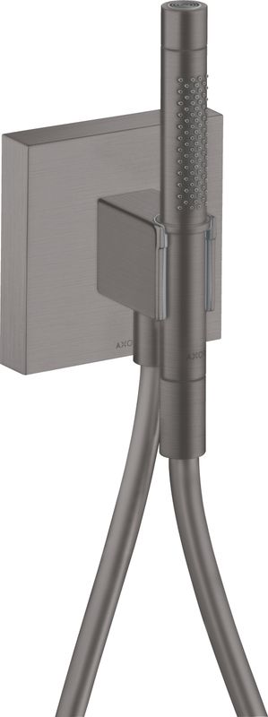 Hansgrohe Schlauchanschl.u.Brausenhalter Axor Starck Organic BBC Starck Stabhandbr, Farbe black chrome Bild 1