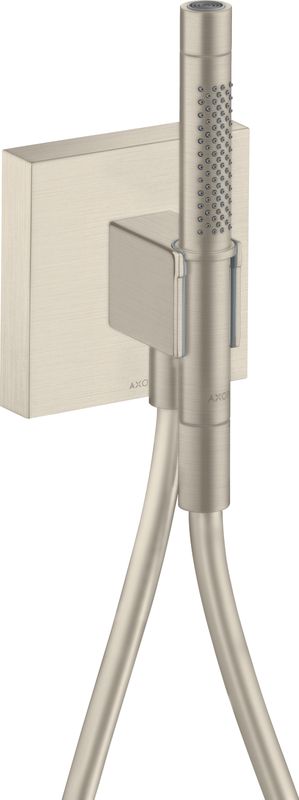 Hansgrohe Schlauchanschl.u.Brausenhalter Axor Starck Organic BN Starck Stabhandbr, Farbe nickel Bild 1