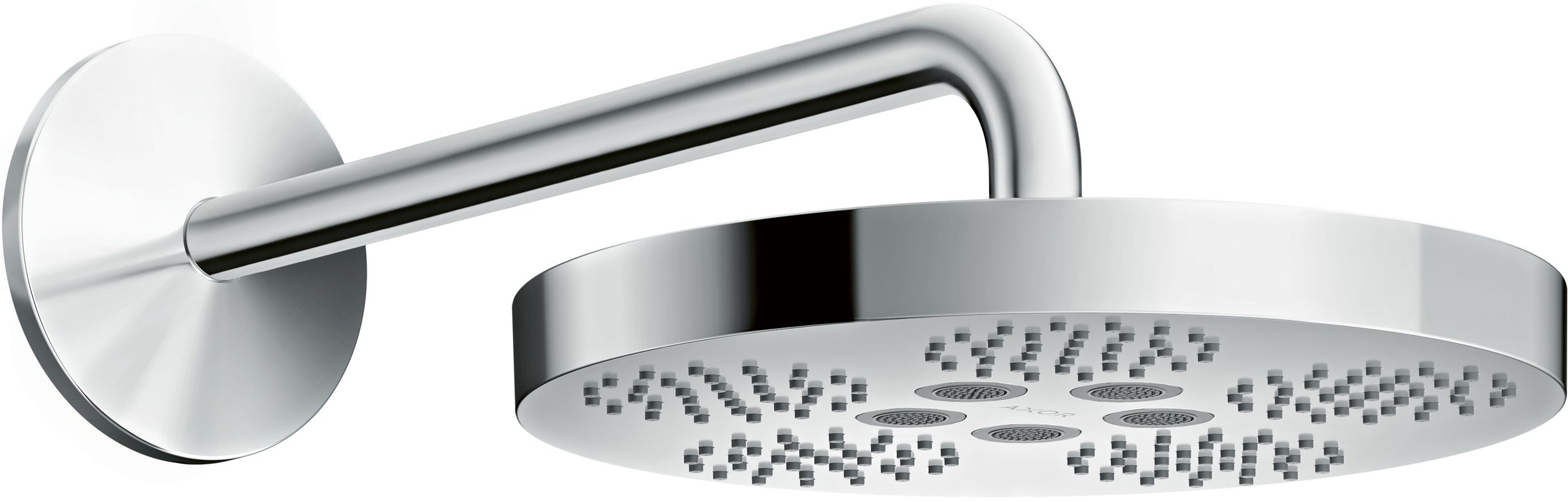 Hansgrohe Kopfbrause Axor One 280 1jet, mit Brausearm, 184 x 282 x 531 x 531 mm, Farbe chrom Bild 1