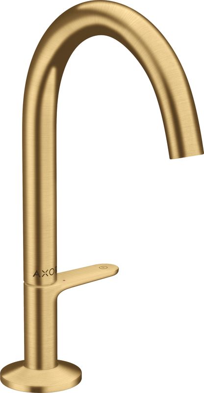Hansgrohe Waschtischmischer Select 170 Axor One, mit Push-Open Ablaufgarnitur BGO, Farbe gold Bild 1