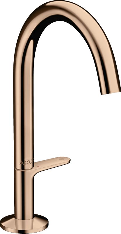 Hansgrohe Waschtischmischer Select 170 Axor One, mit Push-Open Ablaufgarnitur PRG, Farbe red gold Bild 1