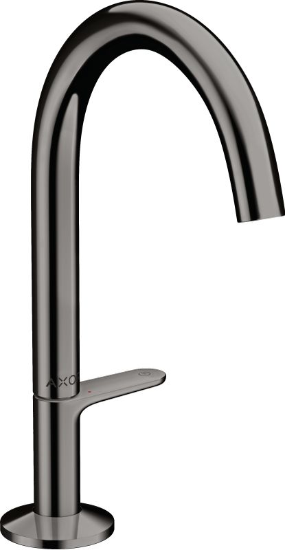 Hansgrohe Waschtischmischer Select 170 Axor One, mit Push-Open Ablaufgarnitur PBC, Farbe black chrome Bild 1